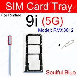 For Realme 9i 9 Pro Plus 9 Pro+ 4G 5G Sim Card Tray SIM Card Slot Holder Card Adapter Replacement Parts