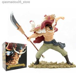 Action Toy Figures Transformation toys Robots One piece white beard action character toy Edward Newgate animated manga 24cm statue collection model decoratio