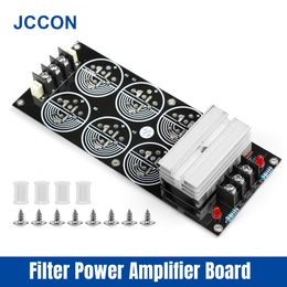 Schottky Rectifier Philtre Power Amplifier Board Welded 6 Capacitor Amplifier Rectifier 120A Power Supply Board DIY Speaker Amp