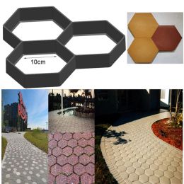 Garden Mold Walk Pavement Reusable DIY Manually Paving Cement Brick Stone Road Concrete Molds Manually Paving Patio Molds