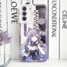 Genshin Impact Kaeya Ayaka Ayato Keqing Phone Case For Samsung Galaxy S20 FE S21 Plus S22 S23 Ultra A54 A53 A52 S24 A34 Cover