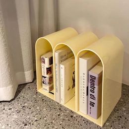 Acrylic Arched Magazine Rack For Magazine Book Newspaper Tablet Display Rack Home Storage Organiser Space Saving Rack