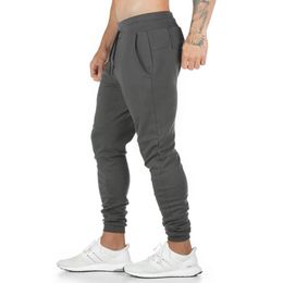 Mens Gym Running Jogging Pants Sport Sweatpants Workout Trackpants Male Joggers Slim Casual Trousers Bodybuilding Man Bottom
