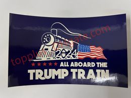 New Styles Trump Car Stickers trump train Bumper Sticker flag Keep Make America Great Decal for Car Styling Vehicle Paster