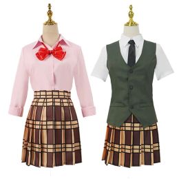 Anime Manga Citrus Aihara Yuzu Aihara Mei School Uniform Suit Cosplay Costume Skirt Suit Woman Shirt Vest Halloween Costume