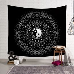 Home Bedroom Tapestry Hanging Mandala Digital Printing Wall Cloth Multicolor Beach Towel Yoga Mat Tablecloth