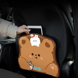 Cute Bear Car Seat Back Protector Cover For Children Kids Baby Anti Mud Dirt Auto Seat Cover Anti Kick Mat Pad Seat Cover