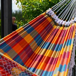 Authentic Brazilian Tropical Hammock - Double (Carnival) outdoor furniture swing hammock tent swing