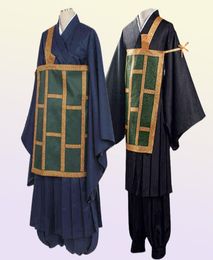 Anime costumes 2020 Comes Jujutsu Kaisen Getou Suguru Cosplay Wigs Men Japanese Monk Uniform Anime Comics Come L2208028887334