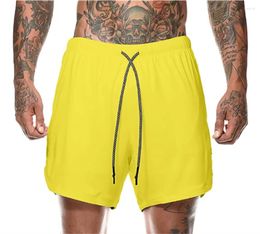 Men's Shorts Men Boys Swim Trunks Compression Liner Swimming Quick Dry Bathing Suit With Boxer Brief Swimwear