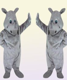2020 brand new Rhino Mascot Costume Character Adult Sz 014999255