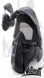 Wosport Tactical Transformers Leader Mask Stahl Mesh atmungsaktiv