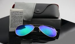 2019 High quality Polarised lens pilot Fashion Sunglasses For Men and Women Brand designer Vintage Sport Sun glasses With case and8029477