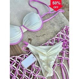 DEALS New Fashion Designer Wholesale Womens Swimwears Sexy Bikinis Swimsuits Womens Swimwear Push Up Women Swimsuit Female Bandage Brazilian Bikini Set Bathing S