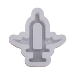 Silicone Quicksand Shaker Mould Cross Cup Tent Injector Syringe Crystal Epoxy Resin Mould DIY Jewellery Pendant Crafts Casting Tools