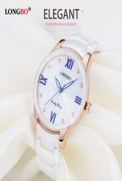 cwp 2021 top brand LONGBO Luxury Fashion Casual Quartz Ceramic Watches Lady relojes mujer Women Wristwatch Girl Dress Female Ladie4664295