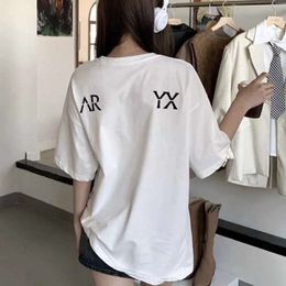 High quality plus size T-shirt designer T-shirts men women round neck short-sleeved tops letter graphic Tee loose oversized t-shirt casual undershirt