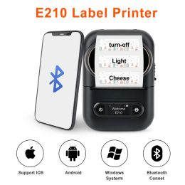 Printers Portable Mini Label Printer Bluetooth Thermal Printer Wireless Print Self Adhesive Cloth Price Label for Mobile Phone Android