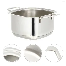 Double Boilers 1Pc Household Little Pot Stainless Steel Sauce Healthy Cookware No Lid