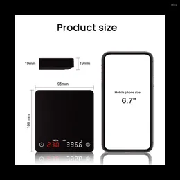 Party Decoration Mini Smart Kitchen Scale Weighing Precision Digital Coffee Espresso With Timer