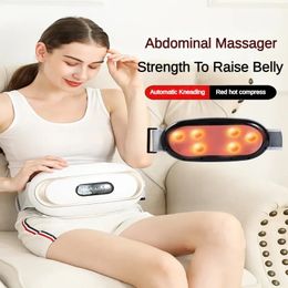 Healthy Fatburning USB Rechargeable Abdominal Vibration Massager Body Shaping Belt Fatslinging Machine Fitness Kneading Device 240424