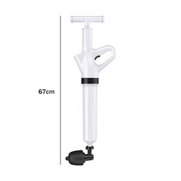 High Pressure Sewer Dredge Clogged Remover Toilet Plunger Drain Cleaner Pump Air Drain Blaster Manual Pneumatic Dredge Tool