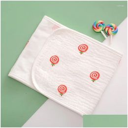 Blankets Swaddling F19F Baby Soft Cotton Belly Band Infant Umbilical Cord Care Bellyband Binder Clothing Drop Delivery Kids Maternity Otdta