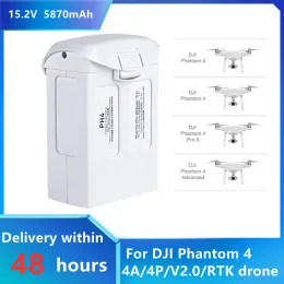 Drones for Dji Phantom 4 Advanced 4pro V2.0 Rtk High Capacity Intelligent Flight Battery 5870mah New Oem Dji Drone Accessories