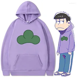 Men's Hoodies Mr Osomatsusan Cosplay Hoodie Harajuku Matsuno Ichimatsu San Somatsu Jackets Halloween Carnival Costumes Hip Hop Tops