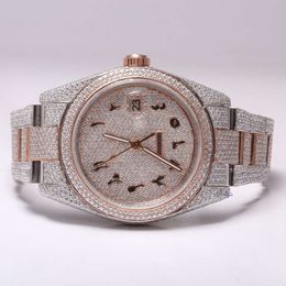 Luxury Looking Fully Watch Iced Out For Men woman Top craftsmanship Unique And Expensive Mosang diamond Watchs For Hip Hop Industrial luxurious 71042