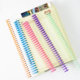Spines 22mm10pcs A4 Looseleaf Ring 30hole Plastic Looseleaf Ring Binder A5 Binding Strip B5 Binder Binding Strip Direct Binding Ring