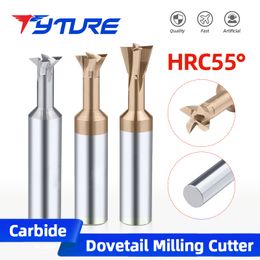 Carbide Dovetail Milling Cutter Carbide Dovetail Milling Cutter CNC Tool 45 60 75 Degree Tungsten Steel Machining Tool For Metal