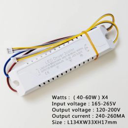 LED Driver 3 Colour Adapter For LED Lighting Non-Isolating Transformer 20-40WX4 160W/200W/240W Driver Adapter Lighting AC220V