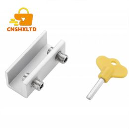 1/2/4/8 PCS Window Lock Sliding Door Aluminium Alloy Safety Sliding Window Stopper Screen Window Fixing Buckle for Children