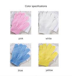 5PCS/Set Bast Wisp Body Scrub Bath Shower Wisp For Body Bath Gloves Exfoliating Mitt Skid Resistance Scrubber Washing SPA Foam