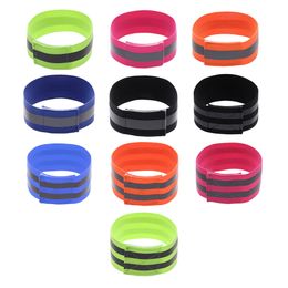 1PCS Night Cycling Reflective Band Arm Belt Outdoor Running Safety Reflector Tape Strap Elastic Armband Wristband Ankle Strap