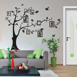 Wall Stickers DIY Family Po Frame Tree Sticker Home Decor Living Room Bedroom PVC Decals Poster Decoration Wallpaper