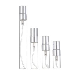 5 ml Mini Glasssprühflasche 2 ml nachfüllbare Duft -Duft -Duft Probe Parfüm Atomizer Bernstein Glas feine Nebelsprayflasche 3 ml für Proben