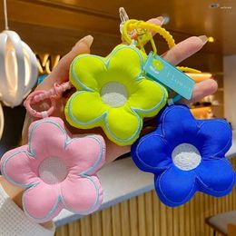 Keychains Cute Phone Accessories Decoration Exquisite Flower Keychain Backpack Ornaments Pendant Chain