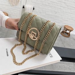 Shoulder Bags Luxury Bag Women's 2024 Fashion Simple Hundred Crossbody Trend Texture Chain Net Red Small