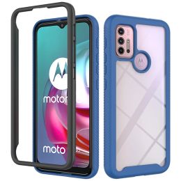 Hybrid TPU/PC Sky Case For Motorola Moto G30 G20 G10 Power Rugged Armour Fundas Capa Two Layer Shockproof Shell Hard Back Cover