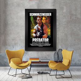 Predator Movie Poster HD Printable Canvas Art Print Home Decor Wall Painting ( No Frame )