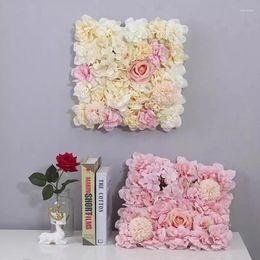 Decorative Flowers 38 15Cm Rose Flower Arrangement Stage Activity Panel Accessories Simulated Wall Wedding Party Background Decor