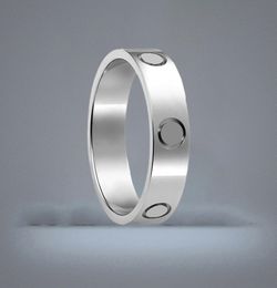 Love Ring Designer Rings For Women/Men Ring Wedding Gold Band Luxury Jewelry Titanium Steel Gold-Plated Never Fade Not Allergic 214175816425056