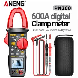 ANENG PN200 Digital Clamp Metre DC/AC 600A Current 4000 Counts Multimeter Ammeter Voltage Tester Car Hz Capacitance NCV Ohm Test