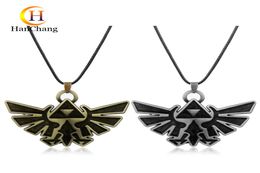 pretty Anime Necklace The Legend of Zelda Necklace Pendants High Quality Anime Jewellery Maxi Necklace for Women Men Gift Leather 2492763