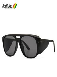Sunglasses JackJad 2021 Fashion Vintage FENDER Style Shield Women Men UV400 Ins Brand Design Sun Glasses FT07997161698