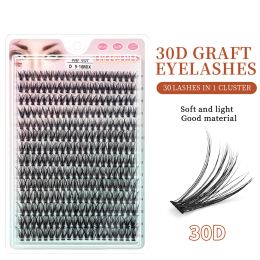 280 PCS Individual Lashes Cluster DIY Lash Clusters 10D 20D D Curl 9-16mm Cluster Lashes DIY Individual Eyelashes Lashes Wisps R