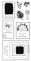 New French Clear Stamp For DIY Scrapbooking/Card Making A7253