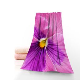 Pansy Towels Microfiber Bath Towels Travel,Beach,Face Towel Custom Creative Towel Size 35X75cm,70X140cm